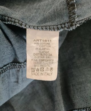 Abito denim leggero effetto taglia unica