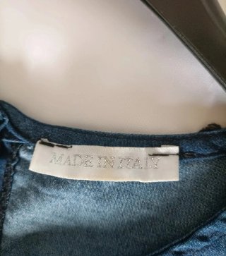 Abito denim leggero effetto taglia unica