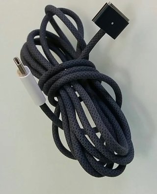 Cable original Apple MagSafe 3 Medianoche TRENZADO