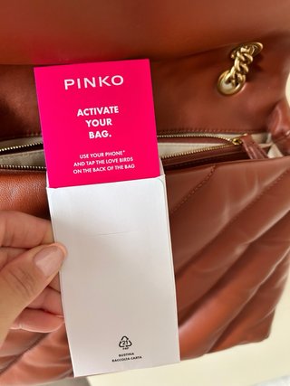 Borsa Pinko pelle trapuntata