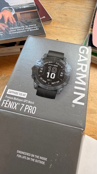 Garmin Fenix 7 Pro Zafiro Solar Negro + regalos