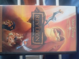 VHS El Rey León (The Lion King)
