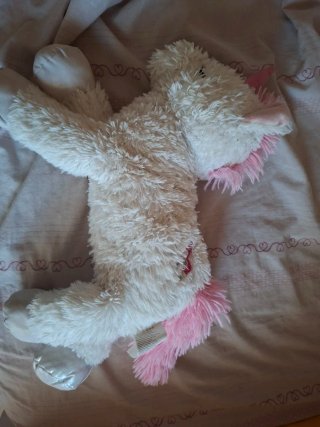 Unicorno bianco peluche 33 cm