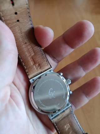 Reloj Gi Negro y Plateado