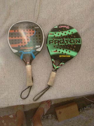 2 Palas de Pádel Bullpadel y Proton