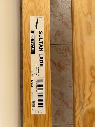 Cama infantil blanca IKEA KRITTER + colchón