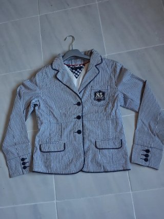Blazer rayas azul y blanco Tommy Hilfiger