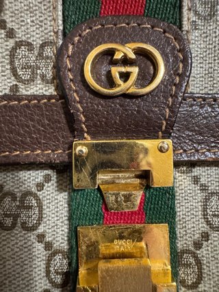 Tracolla Gucci Parfums vintage anni 70/80