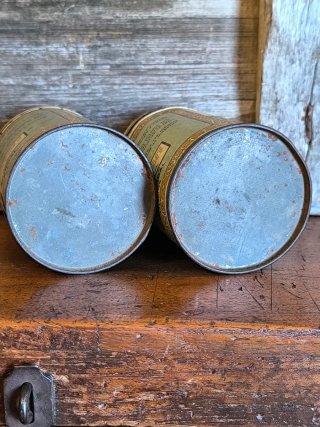 2 antiguas latas de Ruamba años 30
