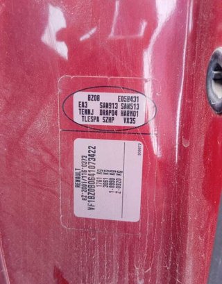Airbag cortina delantero renault megane iii 477419