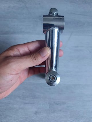 Potencia bicicleta acero inoxidable