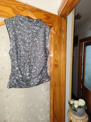 Vestido naranja/rojo tirantes