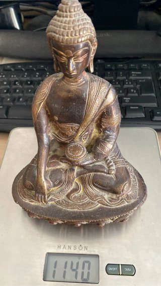 Buda de Bronce Sentado 17cm