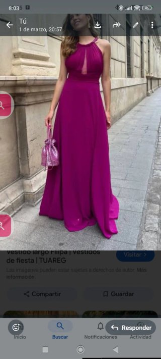 Vestido largo fiesta Neverosa