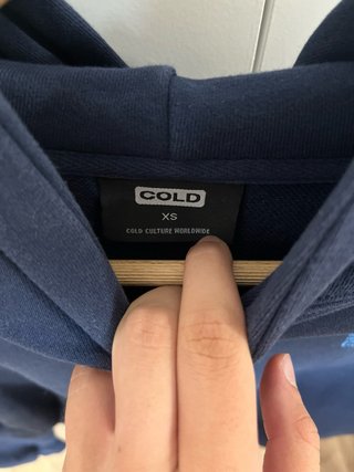 Sudadera Cold Culture Azul Talla XS