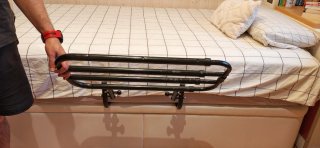 Barandilla Cama Plegable Metálica Telescópica