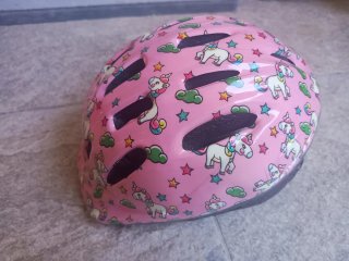 Patines Oxelo rosas talla ajustable + Casco