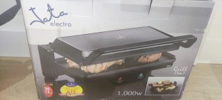 Plancha Eléctrica Jata 1000W Grill 3 en 1
