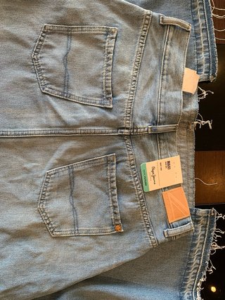 Pepe Jeans Maxi Falda Vaquera Azul