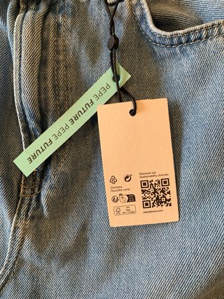 Pepe Jeans Maxi Falda Vaquera Azul