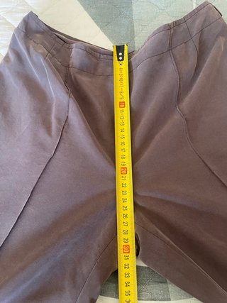 Pantaloni donna in pura seta