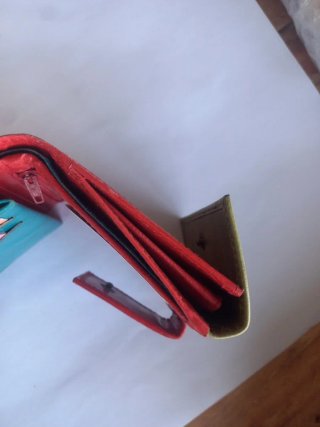 Cartera Nieves Arce Aqua 8773 Roja y Verde