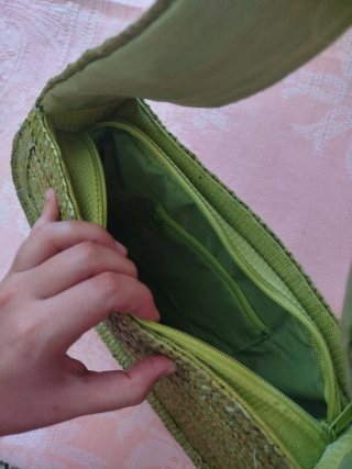 Bolso verde de hombro