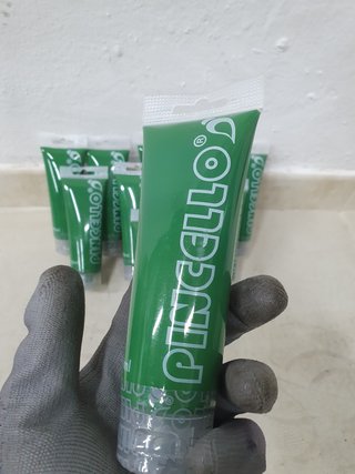 Lote 12 Tubos Pintura Verde PINCELLO 120ml