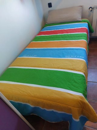 Edredón rayas multicolor 100% algodón