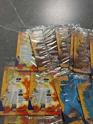 Lotto 30 Bustine Lamincards Dragon Ball Energia S