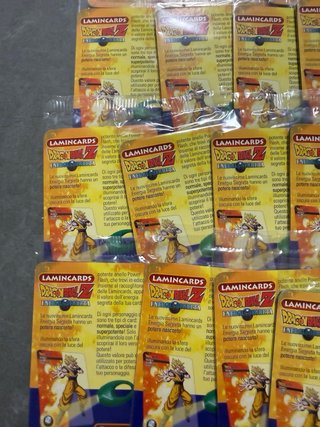 Lotto 30 Bustine Lamincards Dragon Ball Energia S