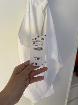 Camisa Zara Blanca T M Sin Estrenar