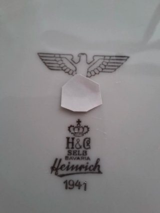 Piadina Heinrich Selb Bavaria 1941 Militaria