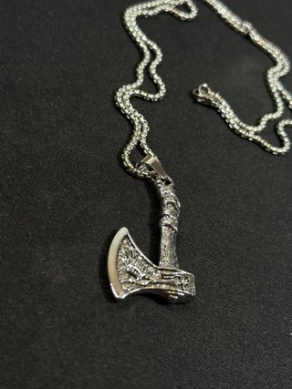 Colgante Hacha Vikinga Vintage estilo medieval y2k