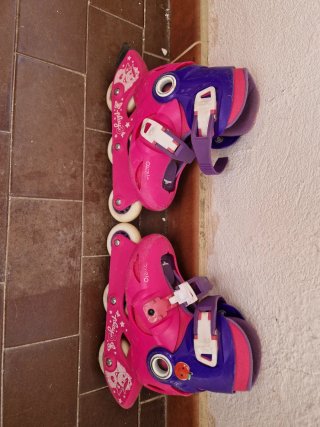 Patines Oxelo niña rosa talla 3