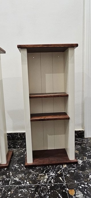 Estantería doble madera Ikea