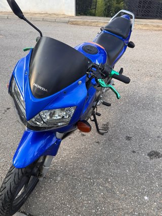 2 Honda CBR 125R Sportbike Negra/Plata - azul/neg