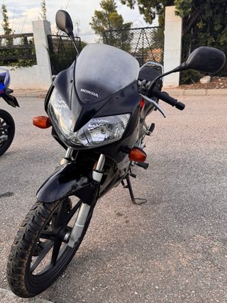 2 Honda CBR 125R Sportbike Negra/Plata - azul/neg