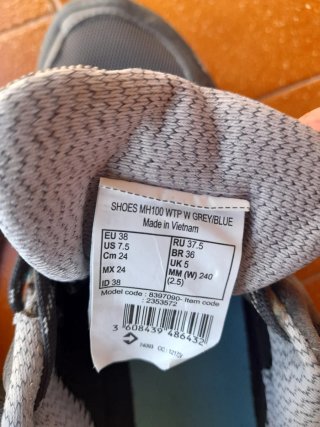 Zapatillas Senderismo Quechua Mujer Talla 38