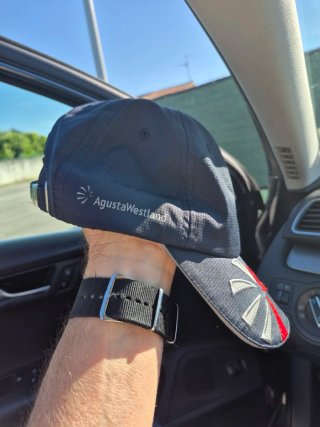 Cappellino AgustaWestland Blu e Rosso