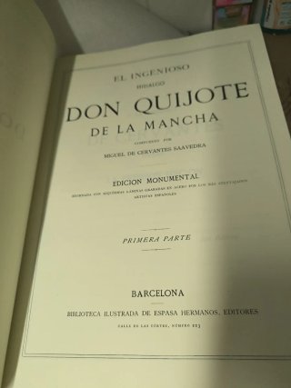 Don quijote de la Mancha,libro de Miguel de Cervan