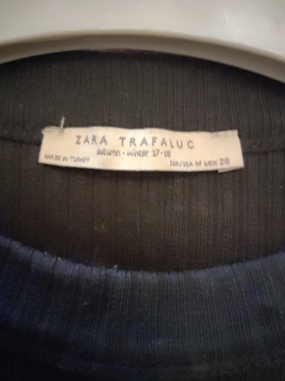 Vestido negro Zara Talla M