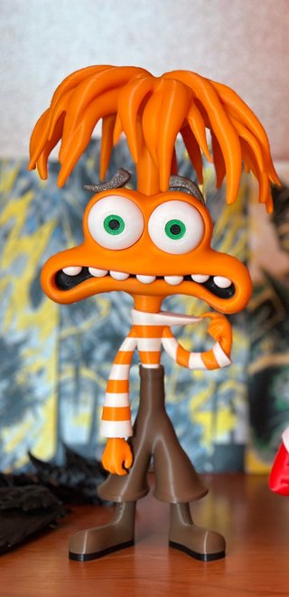 Figura Ansiedad Inside Out Disney Pixar