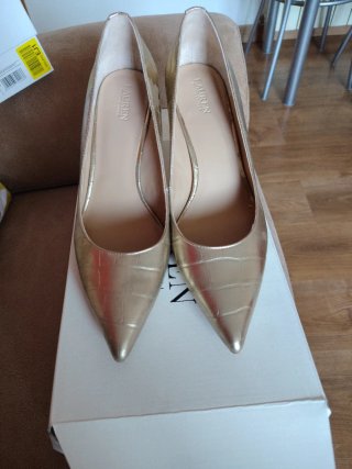 Zapatos de tacón Ralph Lauren dorados
