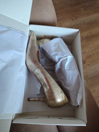Zapatos de tacón Ralph Lauren dorados