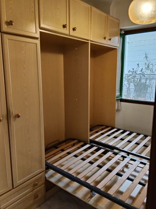 Mueble cama abatible con armario