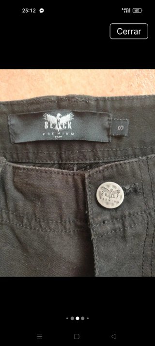Pantalones cortos cargo negros