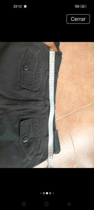 Pantalones cortos cargo negros