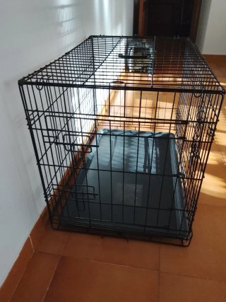 Jaula para mascotas negra
