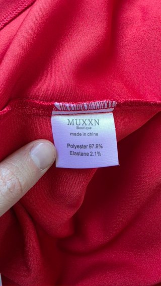 Vestito rosso elegante